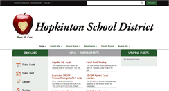 Desktop Screenshot of hopkintonschools.org
